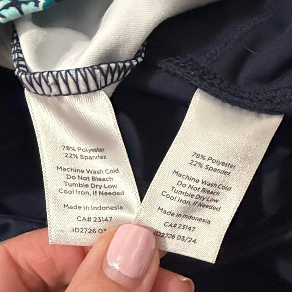Talbots Out and About Scallop Print Set Size S/M - Picture 14 of 15